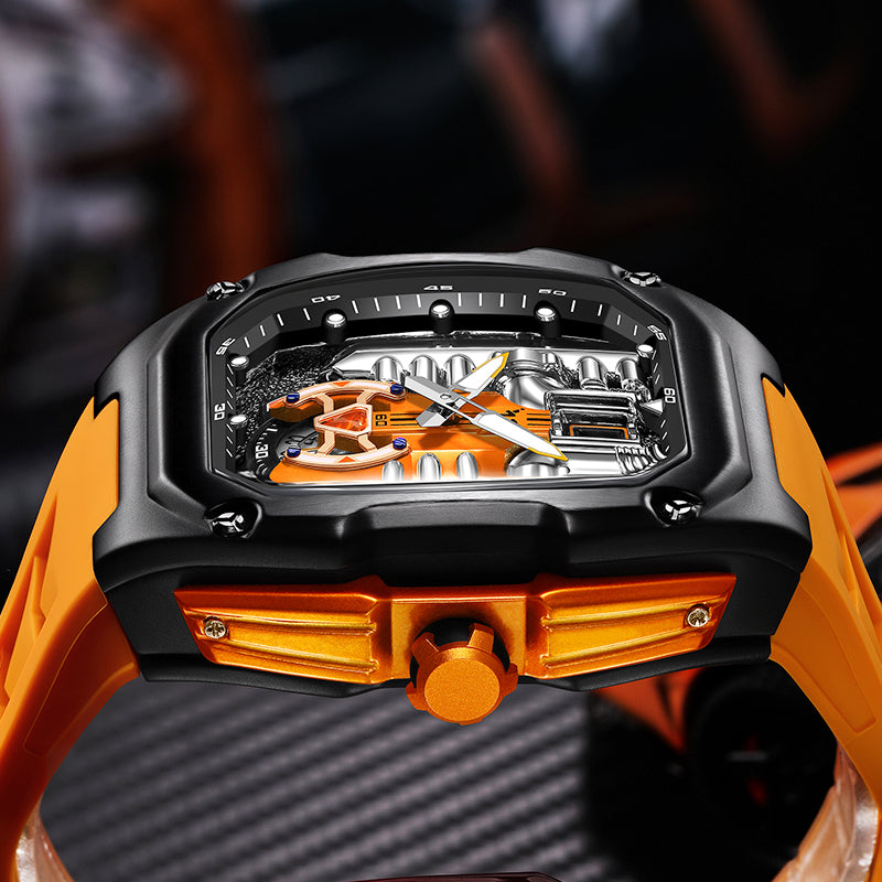 LILUOKE Phantom Engine Watch Rolls-Royes V12 Engine DT-LK9031G ...
