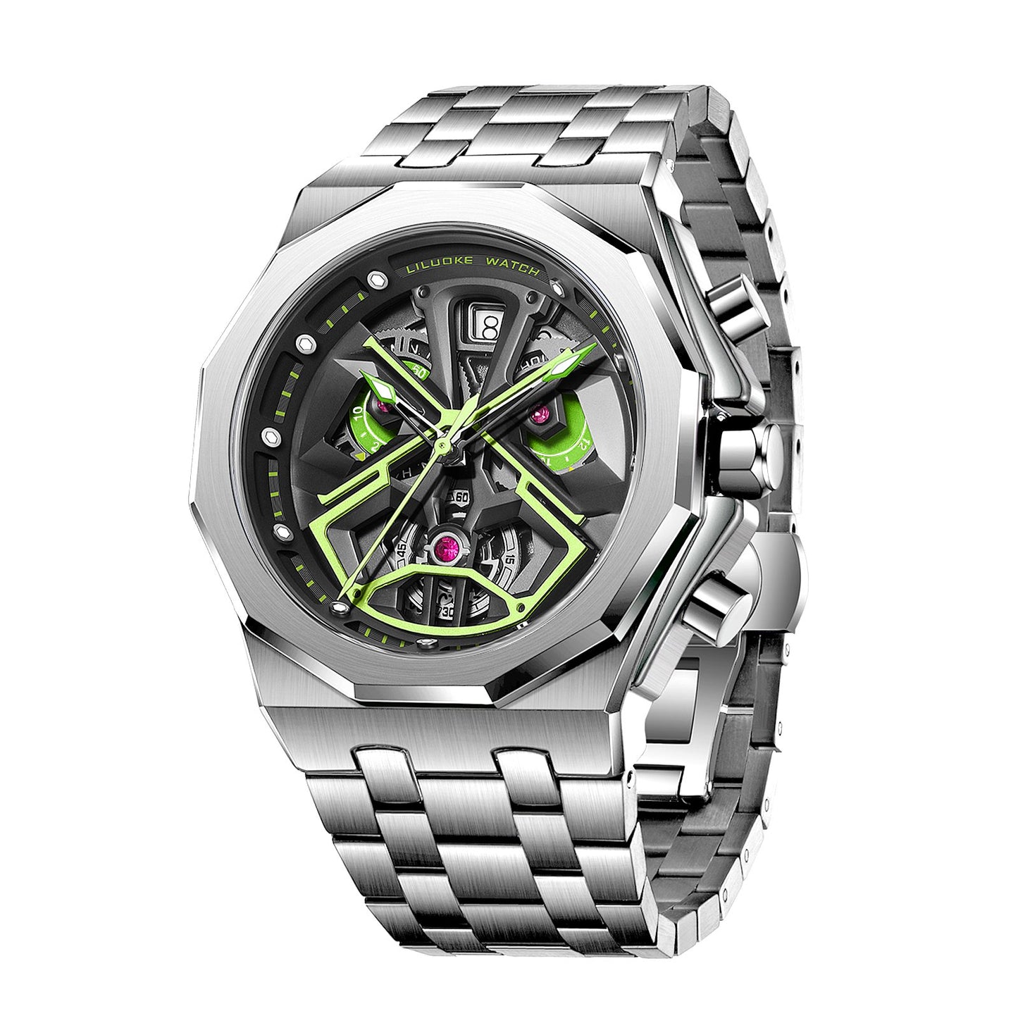 LILUOKE Mens Watches for Men, Profession Design Wrist Watches - Darth Vader, the first villain of Star Wars (LK9003G, LK9003G - 11) - Liluoke Watches