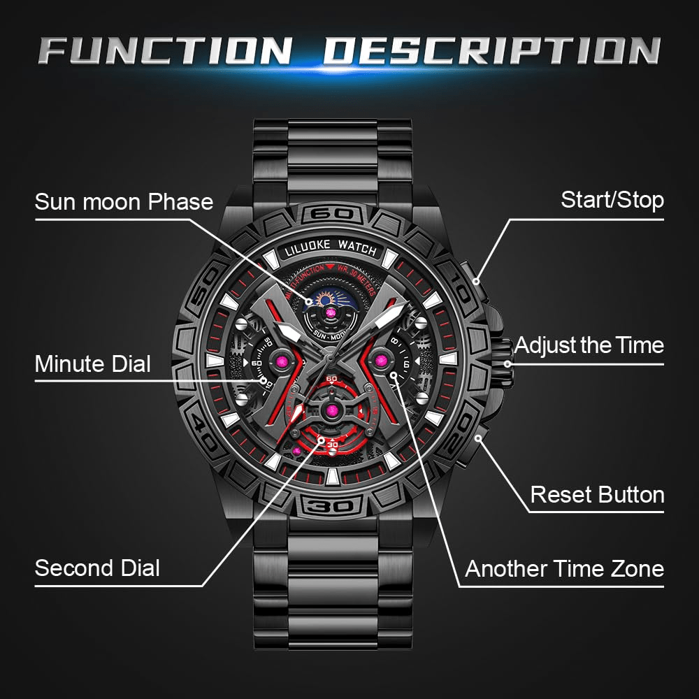 LILUOKE Mens Watches for Professional & Multicolor, Fashion Business Watches Mens, Star Wars Lightsaber Concept Watches（LK9005G, LK9005G - 01） - Liluoke WatchesLILUOKE Mens Watches for Professional & Multicolor, Fashion Business Watches Mens, Star Wars Lightsaber Concept Watches（LK9005G, LK9005G - 01）Liluoke WatchesLiluoke WatchesLILUOKE Mens Watches for Professional & Multicolor, Fashion Business Watches Mens, Star Wars Lightsaber Concept Watches（LK9005G, LK9005G - 01）DT - LK9005G - 01743856143